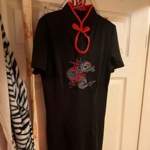 Black Criminal Dragon Dress